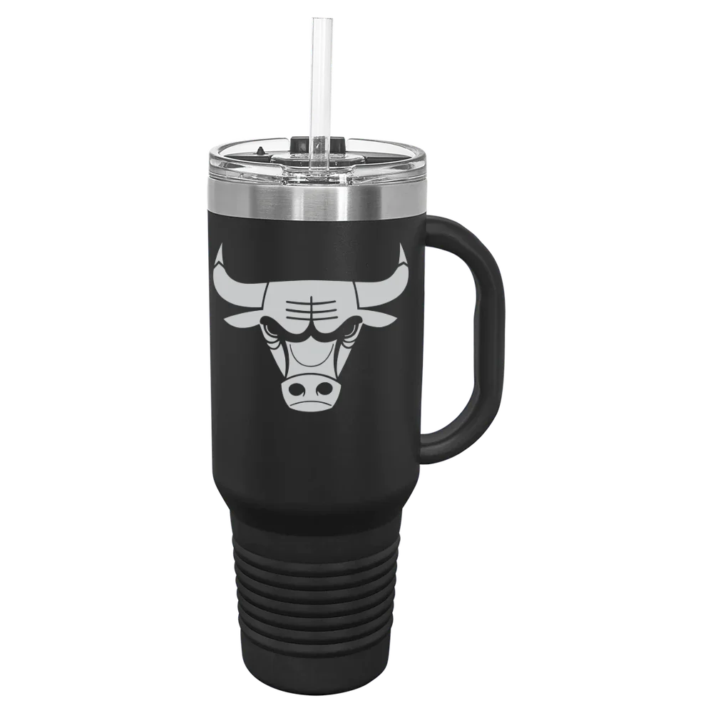 Chicago Bulls Polar Camel 40 oz. Travel Mug with Snap Lid & Straw