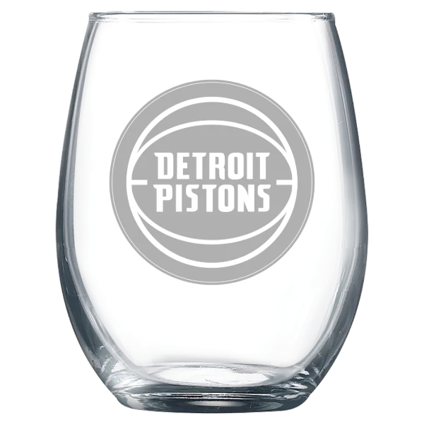 Detroit Pistons Polar Camel 9 oz. Stemless Wine Glass
