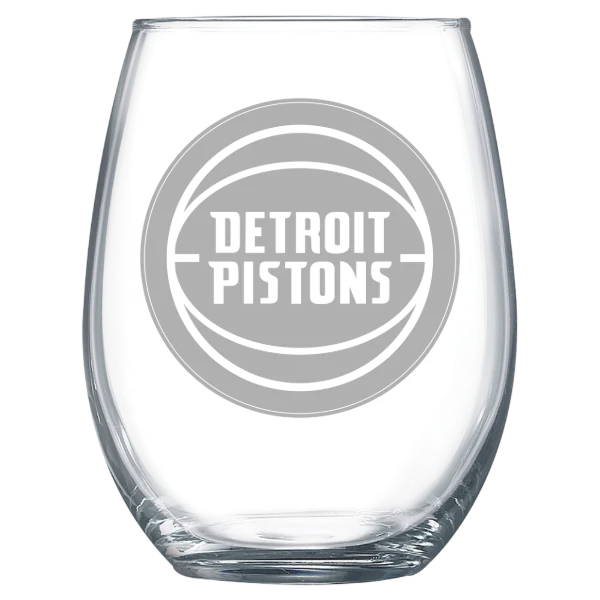 Detroit Pistons Polar Camel 15 oz. Stemless Wine Glass