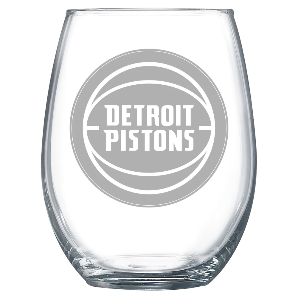 Detroit Pistons Polar Camel 15 oz. Stemless Wine Glass