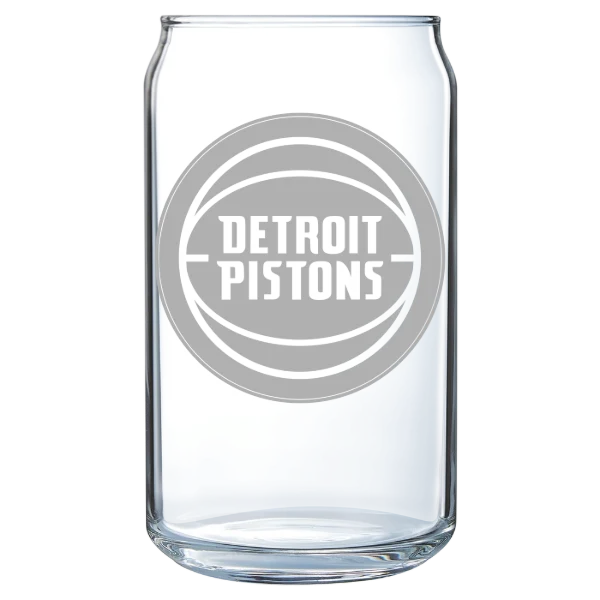 Detroit Pistons Polar Camel 16 oz. Can Glass
