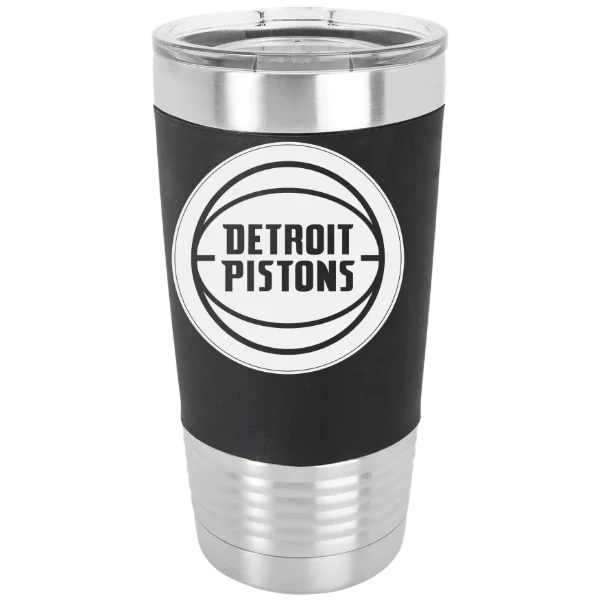 Detroit Pistons Polar Camel 20 oz. Silicone Grip Tumbler with Standard Lid