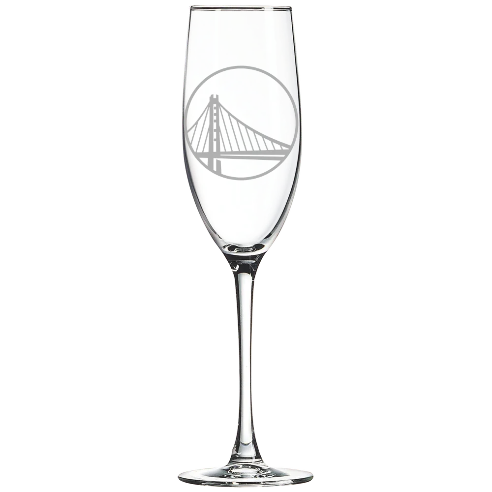 Golden State Warriors Polar Camel 8 oz. Champagne Flute