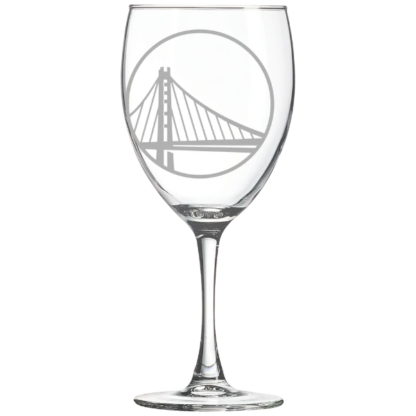 Golden State Warriors Polar Camel 10 1/2 oz. Wine Glass