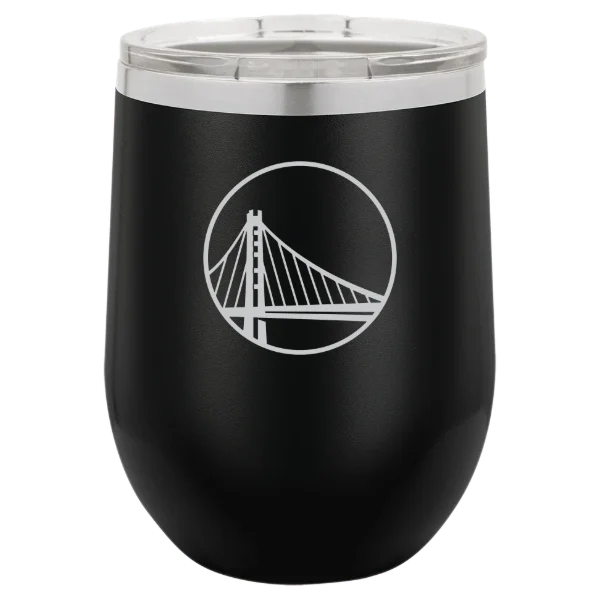 Golden State Warriors Polar Camel 12 oz. Stemless Wine Tumbler