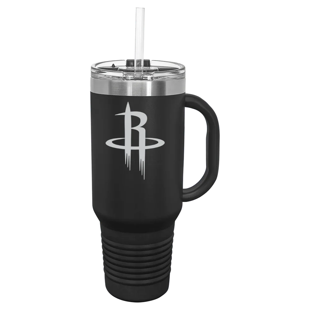 Houston Rockets Polar Camel 40 oz. Travel Mug with Snap Lid & Straw
