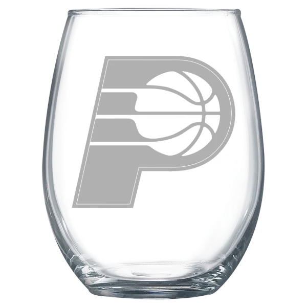 Indiana Pacers Polar Camel 15 oz. Stemless Wine Glass