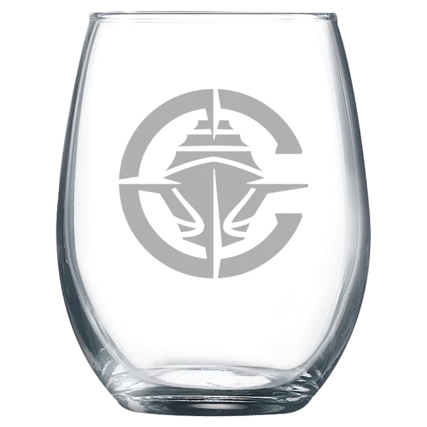 Los Angeles Clippers Polar Camel 9 oz. Stemless Wine Glass