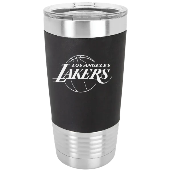 Los Angeles Lakers Polar Camel 20 oz. Silicone Grip Tumbler with Standard Lid