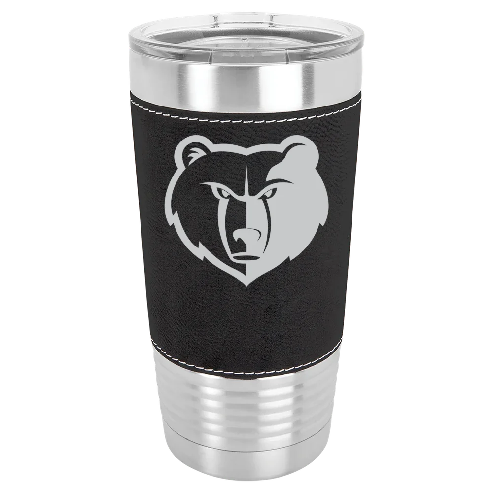 Memphis Grizzlies Polar Camel 20 oz. Leatherette Grip Tumbler with Standard Lid