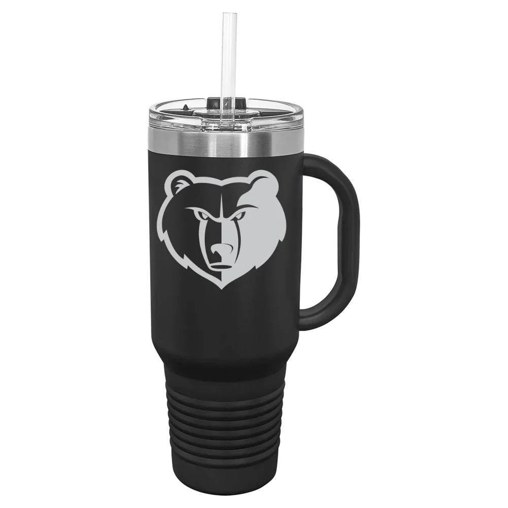 Memphis Grizzlies Polar Camel 40 oz. Travel Mug with Snap Lid & Straw