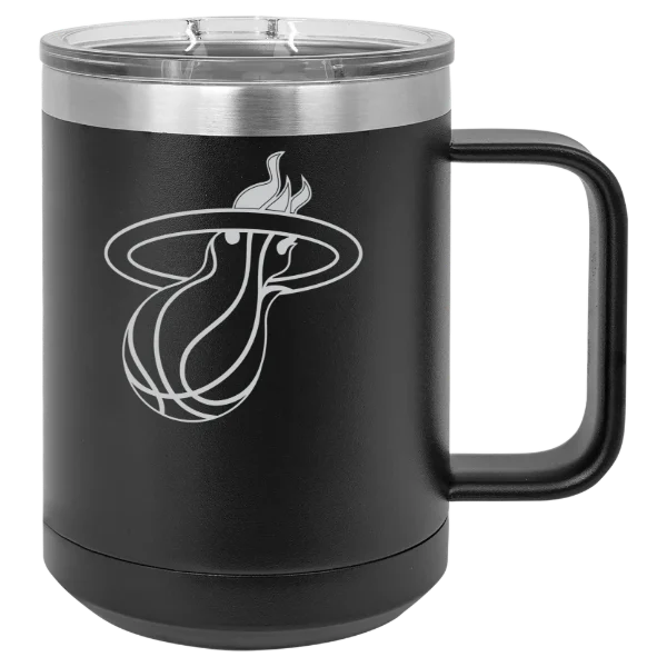 Miami Heat Polar Camel 15 oz. Mug with Slider Lid