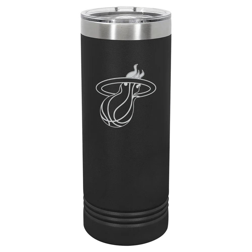 Miami Heat Polar Camel 22 oz. Skinny Tumbler with Slider Lid