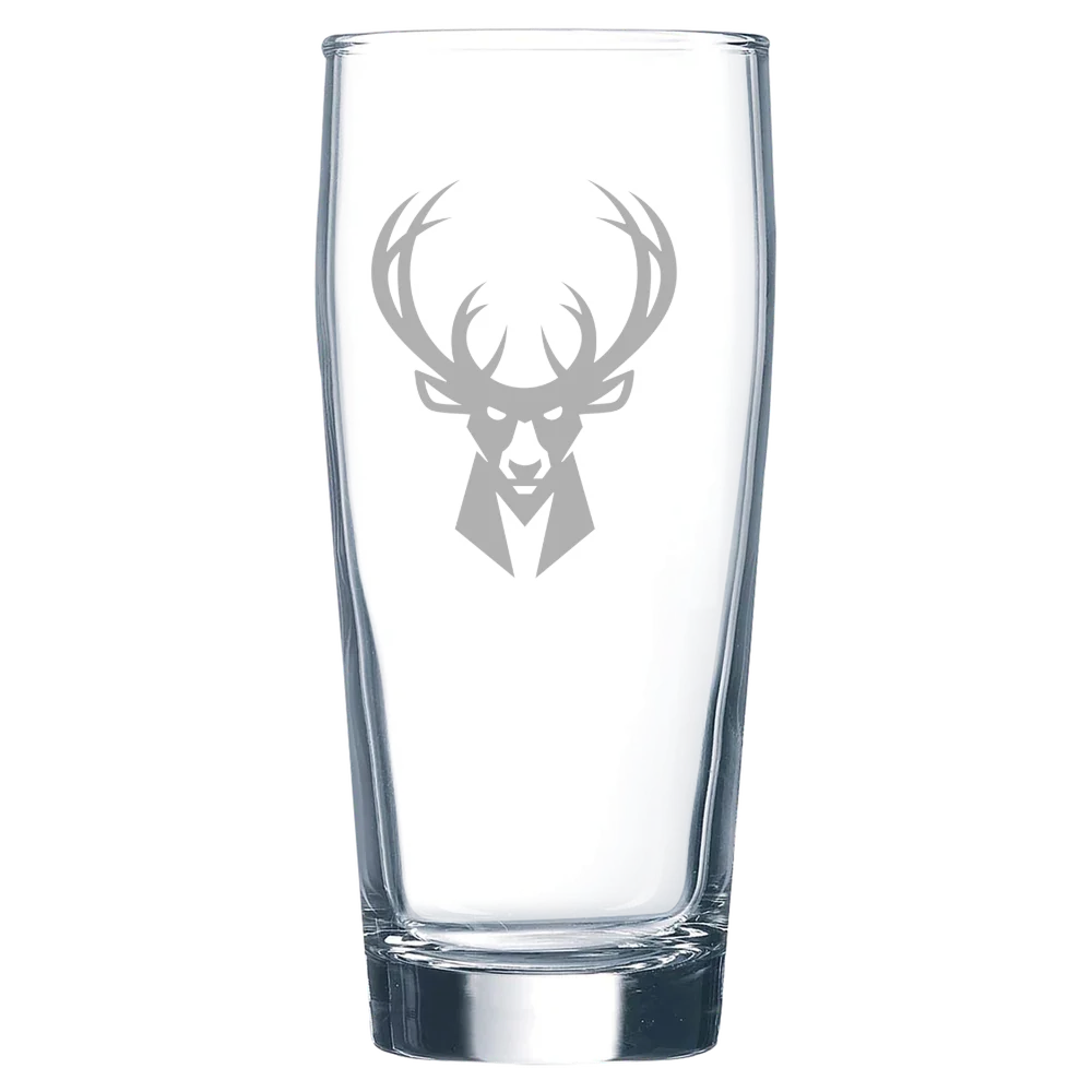 Milwaukee Bucks Polar Camel 16 oz. Willi Becher Beer Glass