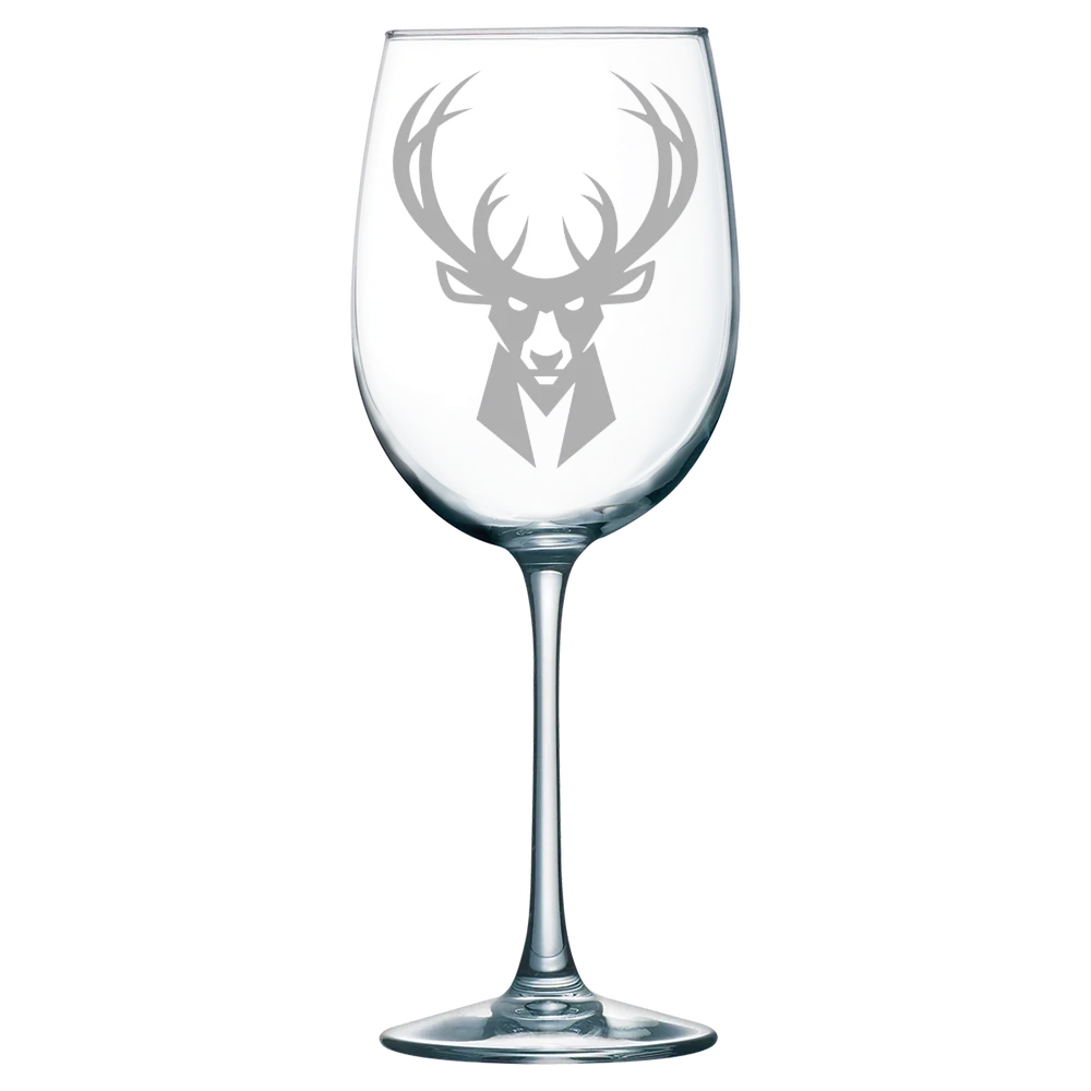 Milwaukee Bucks Polar Camel 19 oz. Wine Glass