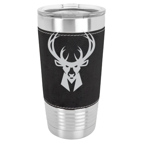 Milwaukee Bucks Polar Camel 20 oz. Leatherette Grip Tumbler with Standard Lid