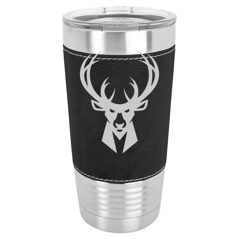 Milwaukee Bucks Polar Camel 20 oz. Leatherette Grip Tumbler with Standard Lid
