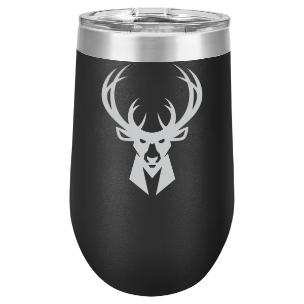 Milwaukee Bucks Polar Camel 16 oz. Stemless Wine Tumbler