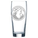 Minnesota Timberwolves Polar Camel 16 oz. Willi Becher Beer Glass