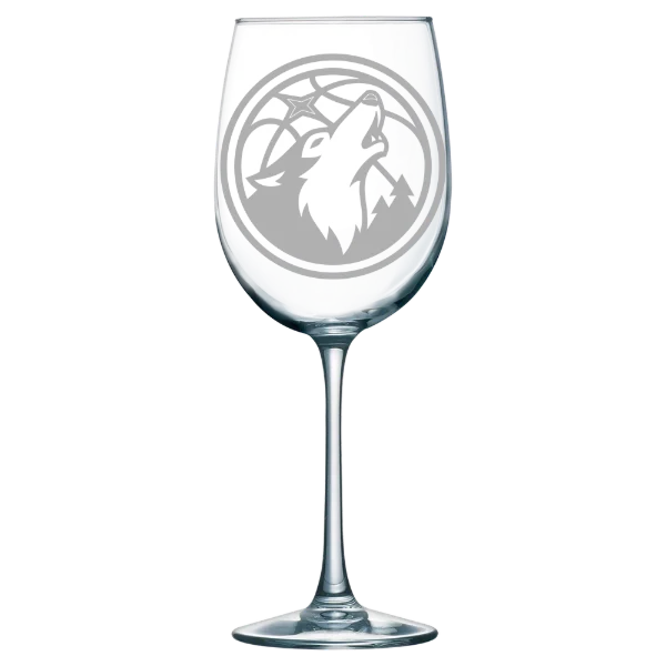 Minnesota Timberwolves Polar Camel 19 oz. Wine Glass