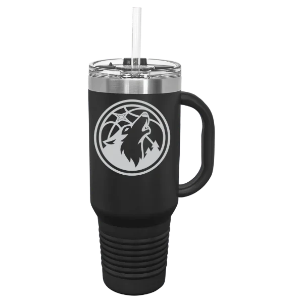 Minnesota Timberwolves Polar Camel 40 oz. Travel Mug with Snap Lid & Straw