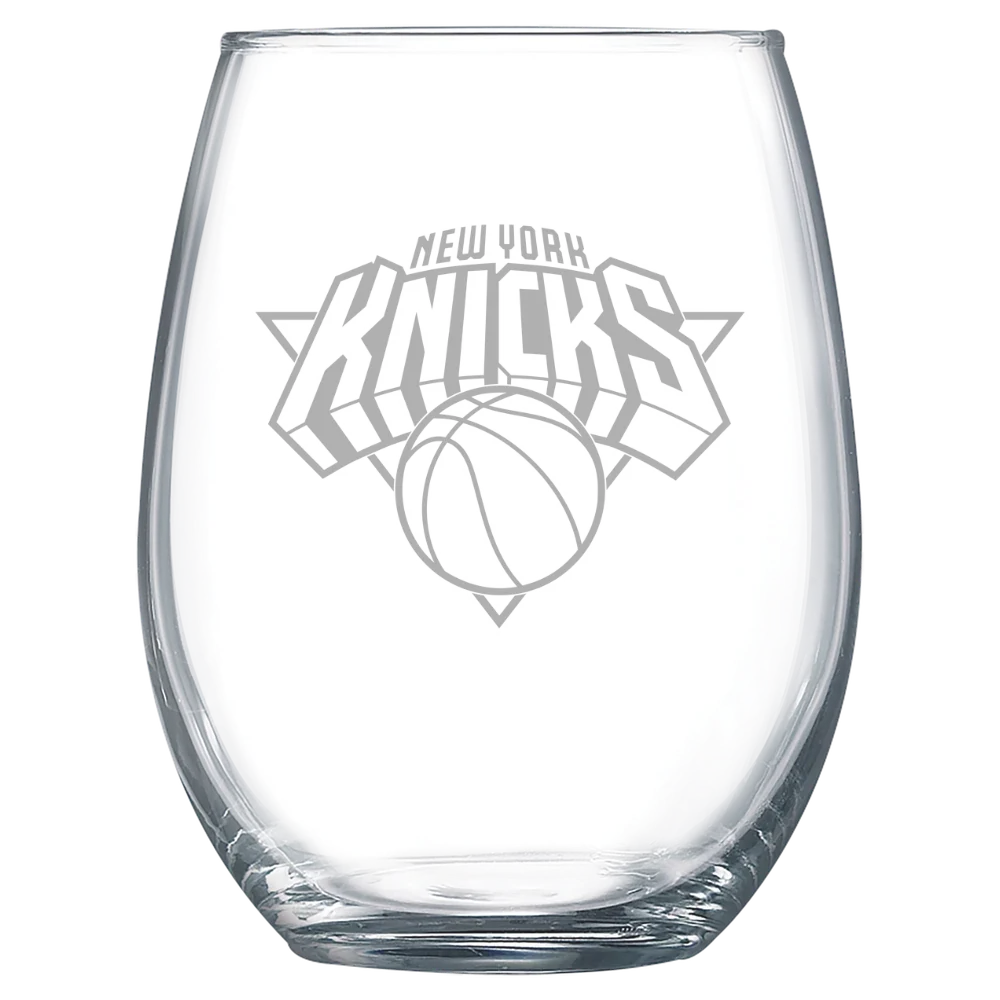 New York Knicks Polar Camel 15 oz. Stemless Wine Glass