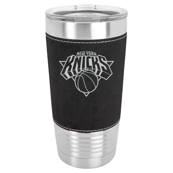 New York Knicks Polar Camel 20 oz. Leatherette Grip Tumbler with Standard Lid