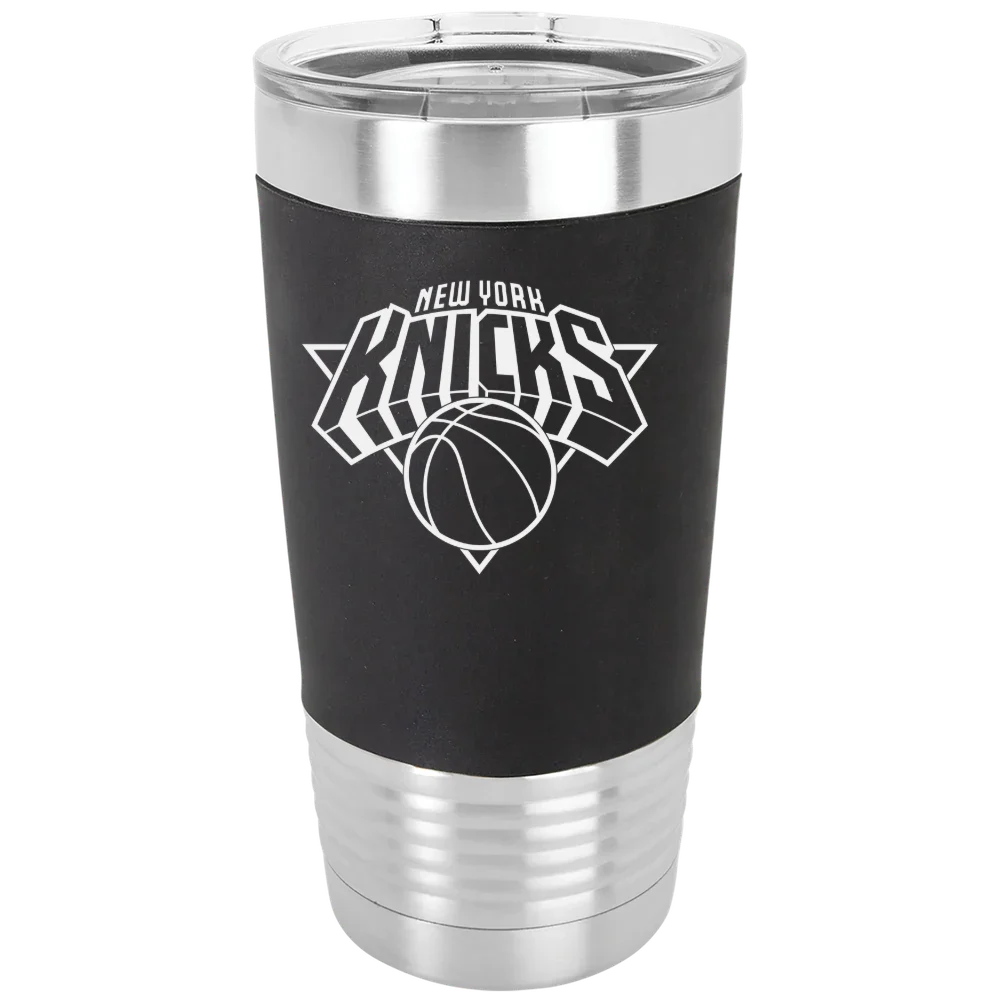 New York Knicks Polar Camel 20 oz. Silicone Grip Tumbler with Standard Lid