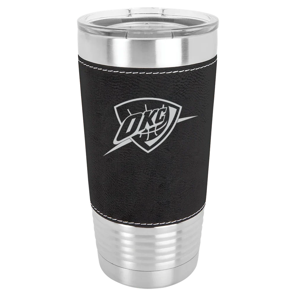 Oklahoma City Thunder Polar Camel 20 oz. Leatherette Grip Tumbler with Standard Lid
