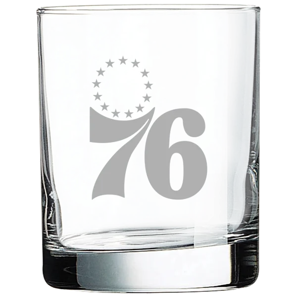 Philadelphia 76ers Polar Camel 10 1/2 oz. On The Rocks Glass