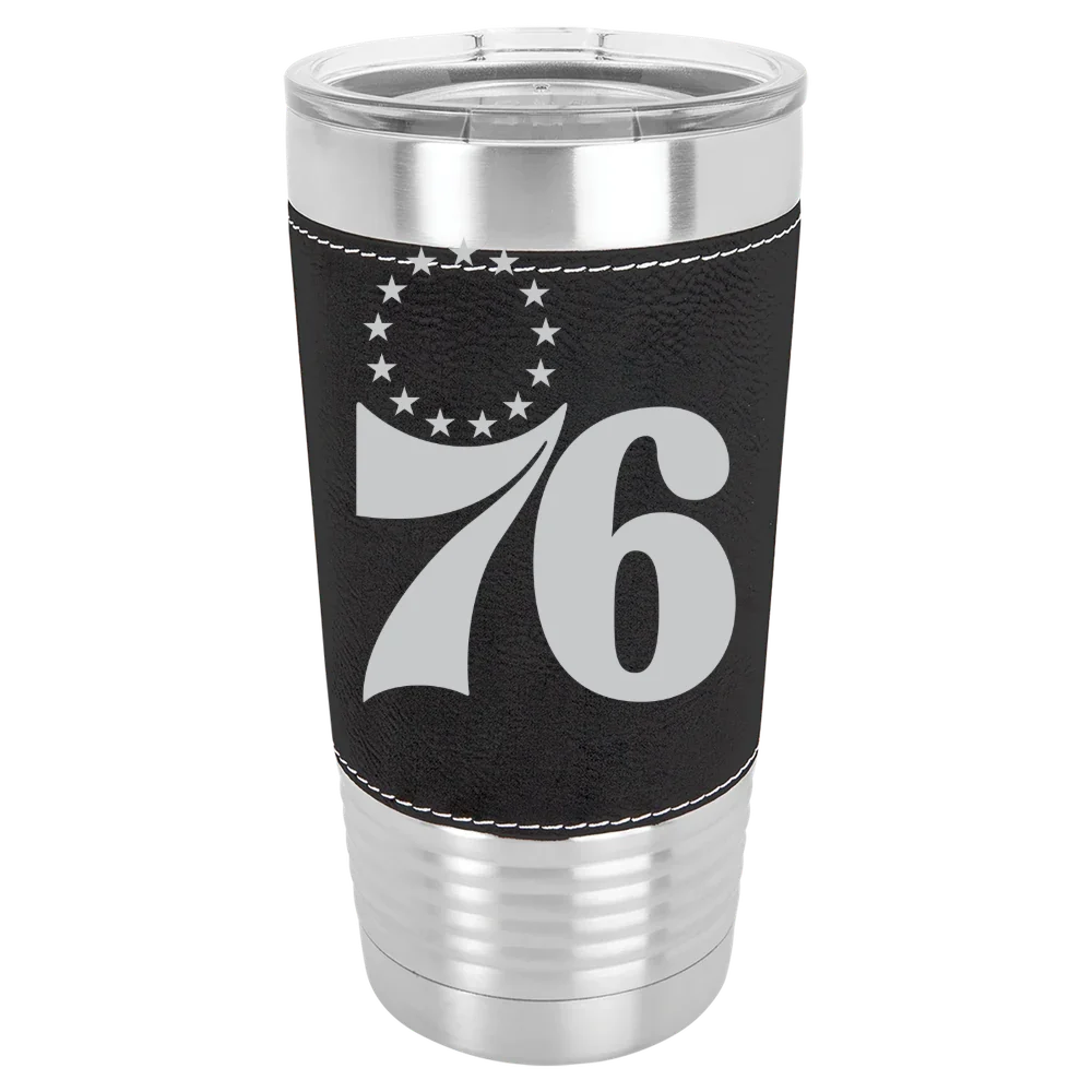 Philadelphia 76ers Polar Camel 20 oz. Leatherette Grip Tumbler with Standard Lid