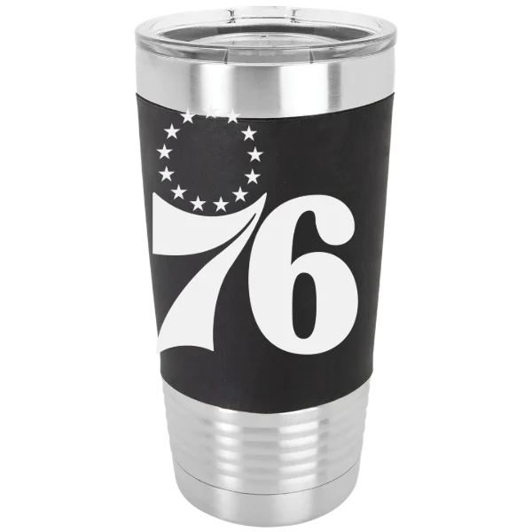 Philadelphia 76ers Polar Camel 20 oz. Silicone Grip Tumbler with Standard Lid
