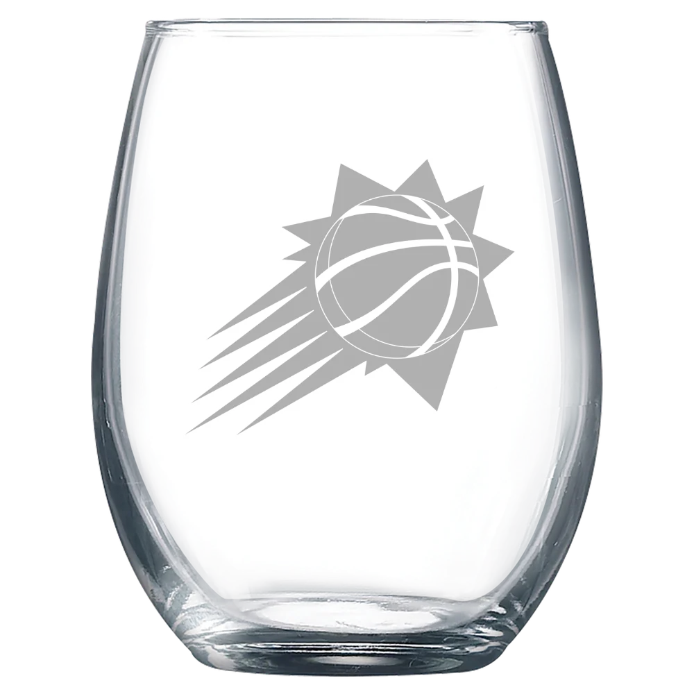 Phoenix Suns Polar Camel 9 oz. Stemless Wine Glass