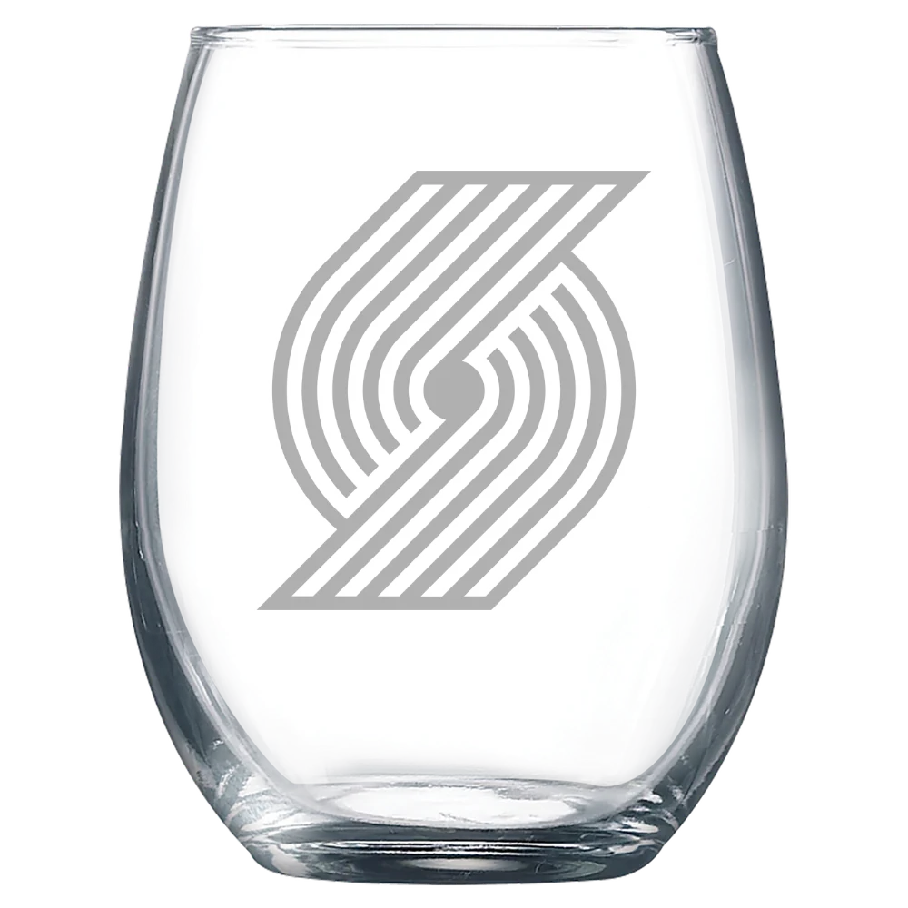 Portland Trail Blazers Polar Camel 9 oz. Stemless Wine Glass