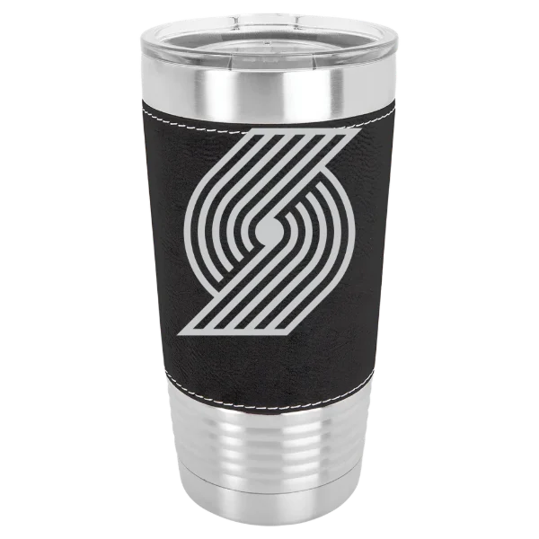Portland Trail Blazers Polar Camel 20 oz. Leatherette Grip Tumbler with Standard Lid