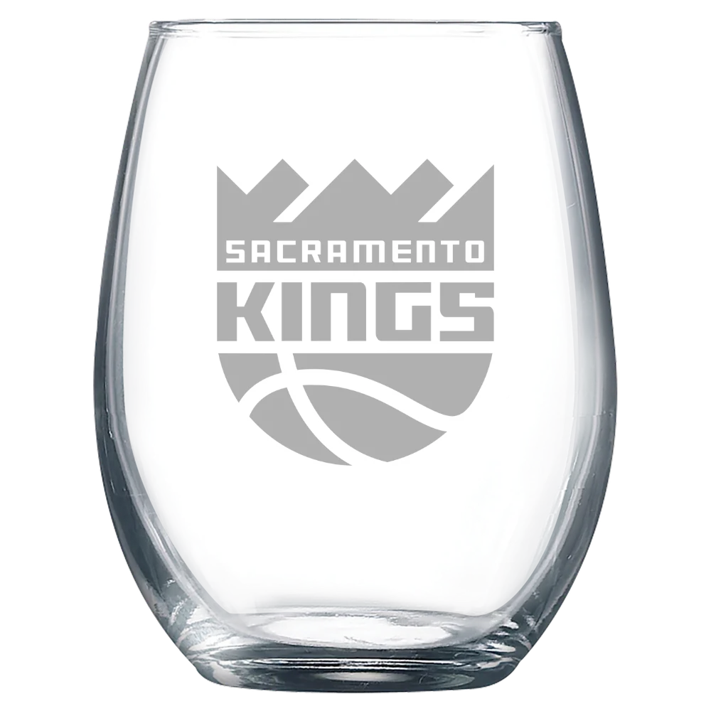 Sacramento Kings Polar Camel 9 oz. Stemless Wine Glass