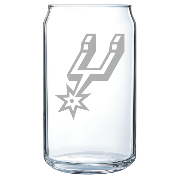 San Antonio Spurs Polar Camel 16 oz. Can Glass