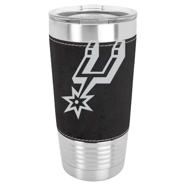 San Antonio Spurs Polar Camel 20 oz. Leatherette Grip Tumbler with Standard Lid