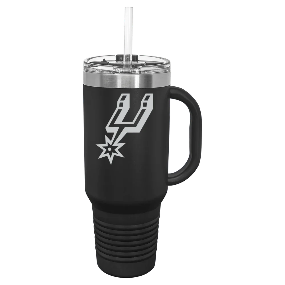 San Antonio Spurs Polar Camel 40 oz. Travel Mug with Snap Lid & Straw