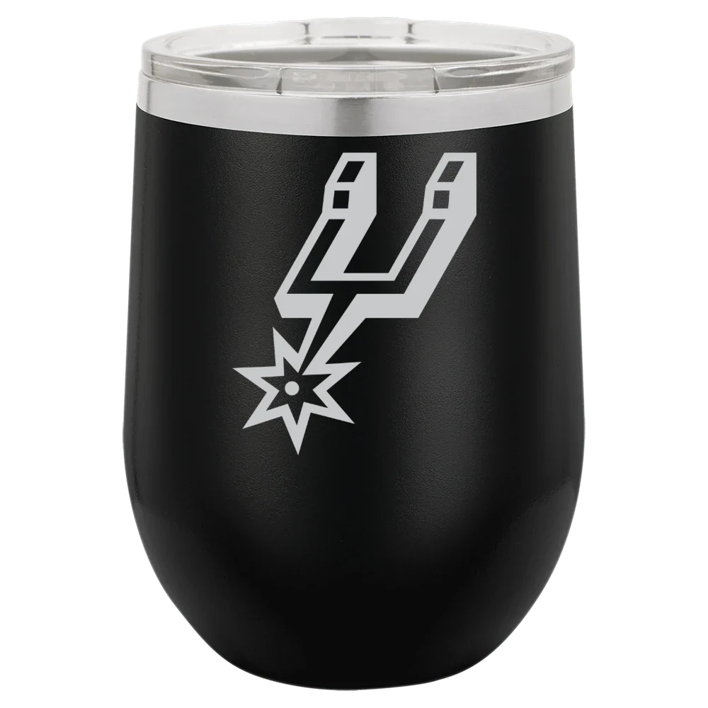 San Antonio Spurs Polar Camel 12 oz. Stemless Wine Tumbler