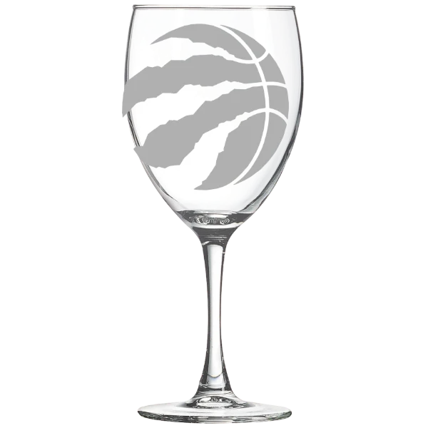 Toronto Raptors Polar Camel 10 1/2 oz. Wine Glass