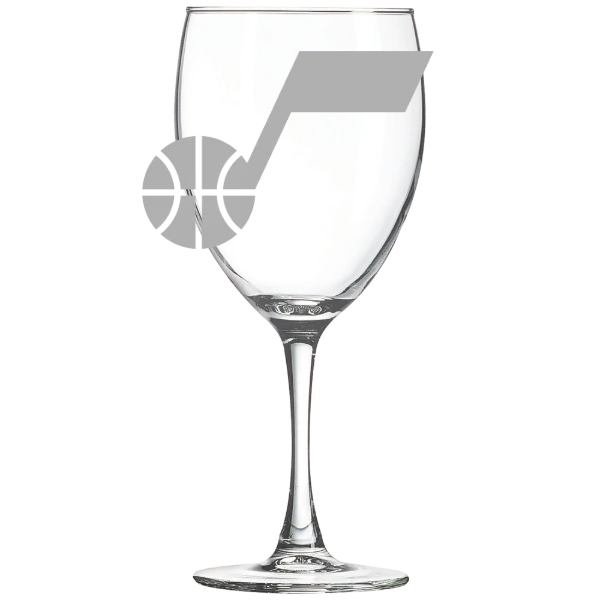 Utah Jazz Polar Camel 10 1/2 oz. Wine Glass