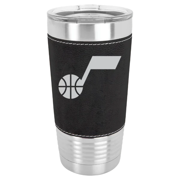 Utah Jazz Polar Camel 20 oz. Leatherette Grip Tumbler with Standard Lid