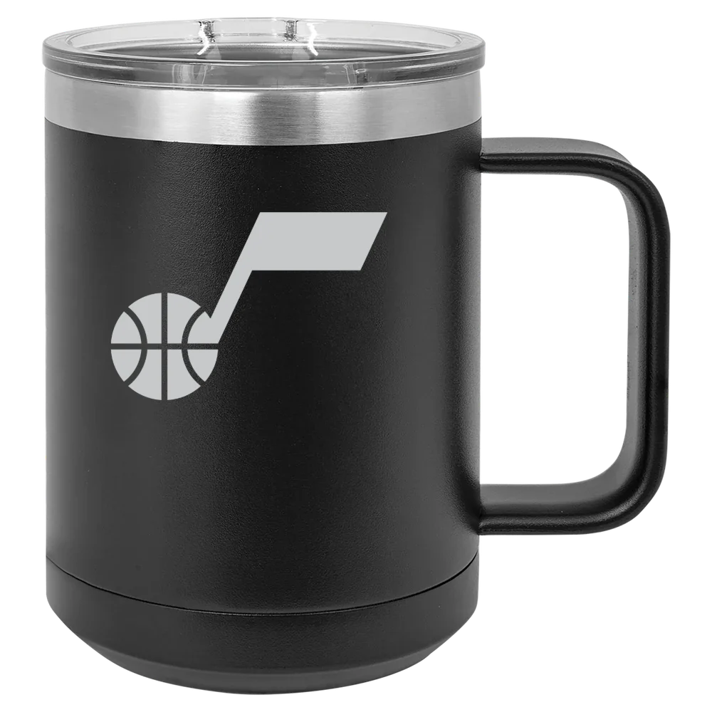 Utah Jazz Polar Camel 15 oz. Mug with Slider Lid