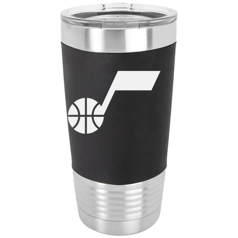 Utah Jazz Polar Camel 20 oz. Silicone Grip Tumbler with Standard Lid