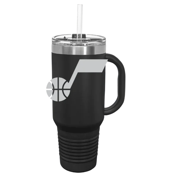 Utah Jazz Polar Camel 40 oz. Travel Mug with Snap Lid & Straw