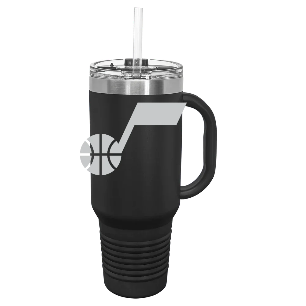 Utah Jazz Polar Camel 40 oz. Travel Mug with Snap Lid & Straw