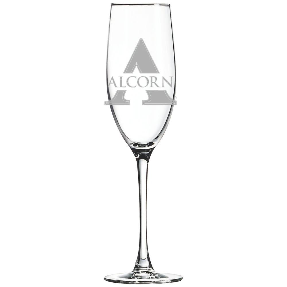Alcorn State University Polar Camel 8 oz. Champagne Flute