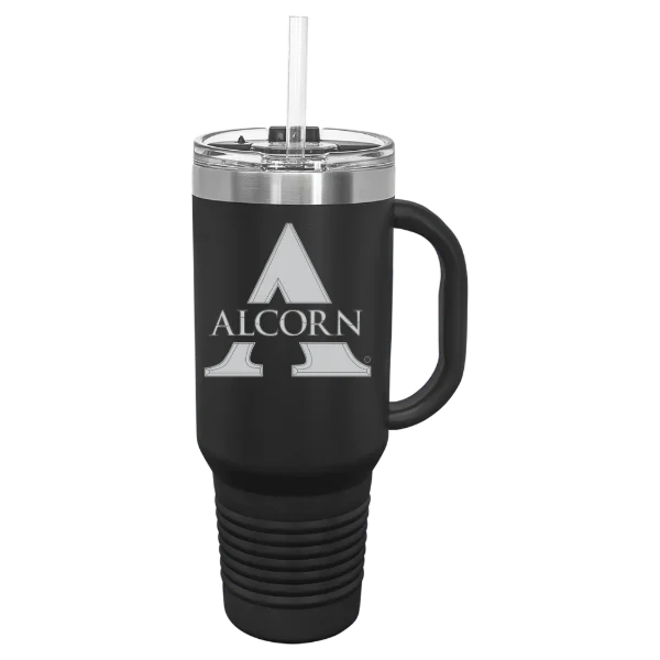 Alcorn State University Polar Camel 40 oz. Travel Mug with Snap Lid & Straw