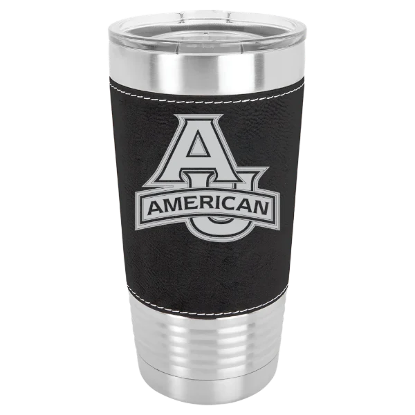 American University Polar Camel 20 oz. Leatherette Grip Tumbler with Standard Lid